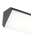 SOLDEN * APLIQUE EXTERIOR HORIZ. GRIS OSCURO LED IP65 - 9W - 3000K